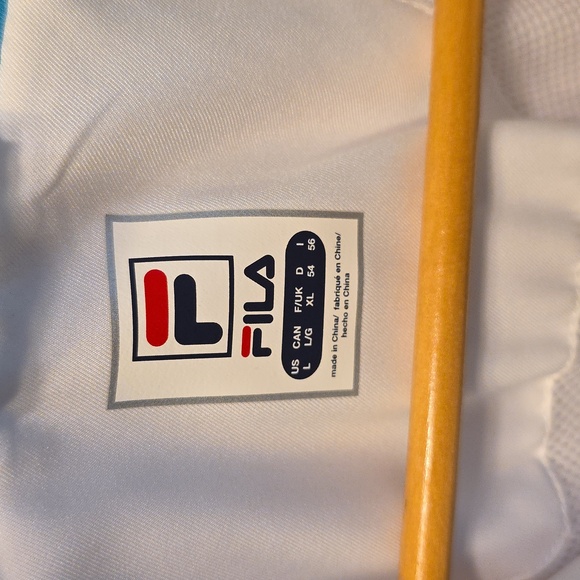 Fila Tennis Windbreaker BNP PARIBAS OPEN Mens Size Large NWOT - Picture 7 of 7